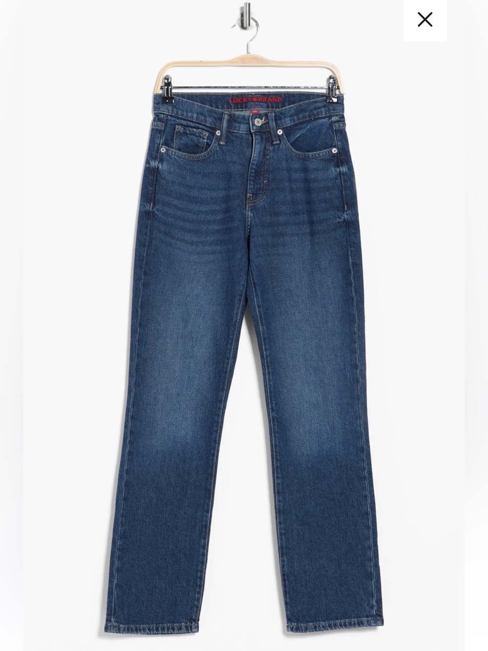 Lucky Zoe High Waist Straight Leg Jeans